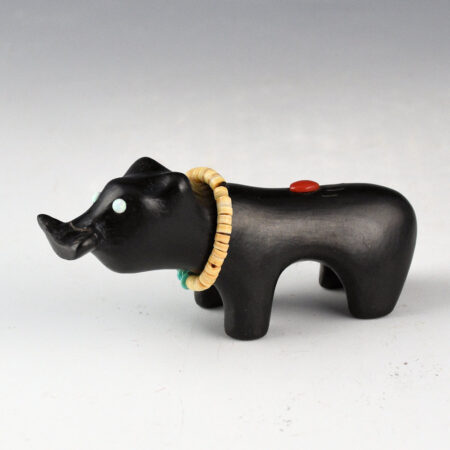 Naranjo, Jarren - Clay Bear with Fish and Bear Paw