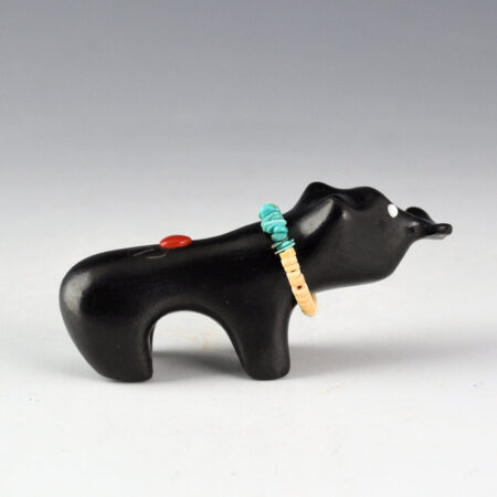 Naranjo, Jarren - Clay Bear with Fish and Bear Paw