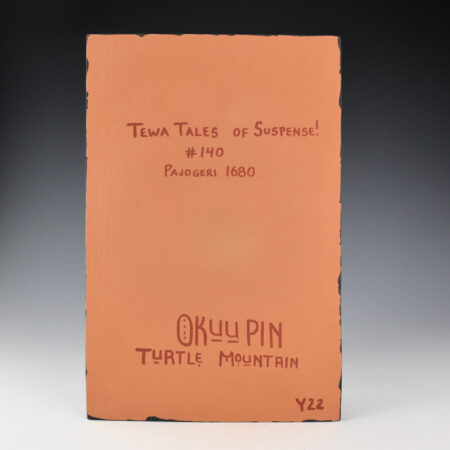 Alternative view of Garcia, Jason - "Tewa Tales of Suspense! #140" Clay Tile