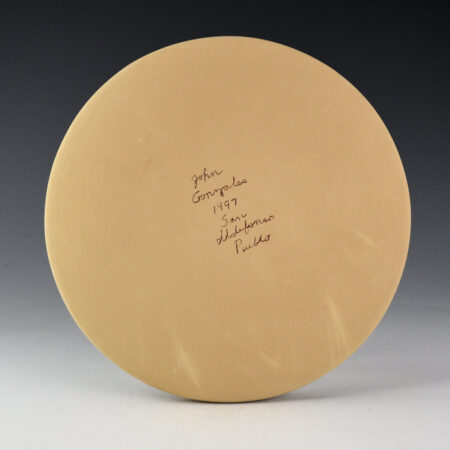 Alternative view of Gonzales, John - Tan Avanyu and Feather Plate with Turquoise (1997)