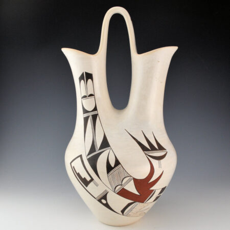 Alternative view of Navasie, Joy "Frogwoman" - 16" Tall Wedding Vase with Hopi Birds (1970s)