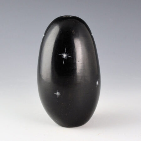 Alternative view of Namoki, Lawrence - "Perfect One" Tall Multi-Color Seed Jar with Turquoise