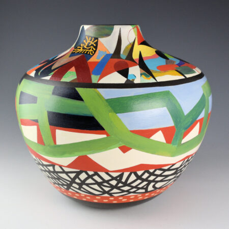 Namingha, Les - "Intersections" Wide Shoulder Jar