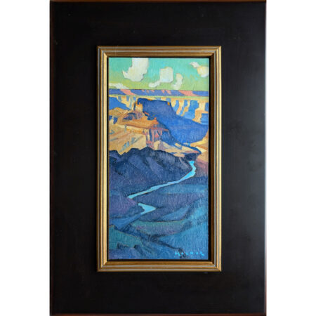 Molnar, Marcia - "Peace - Study" Oil on Board (12 x 6)