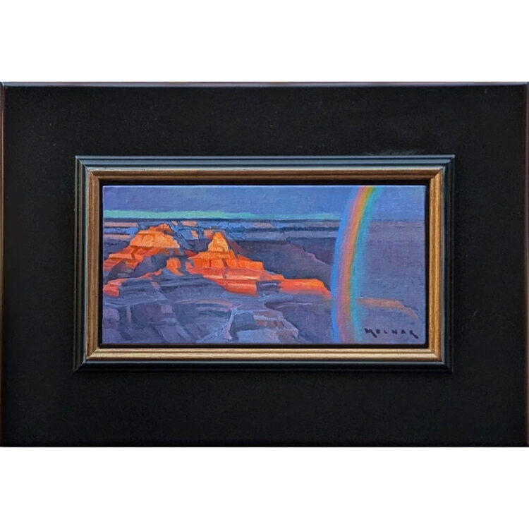 Molnar, Marcia - "Zoro's Gift" Oil on Board (4 x 8)