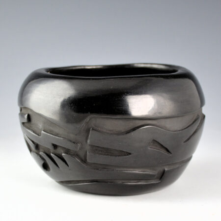 Cain, Mary and Keith Tanin - Bowl with Carved Avanyu