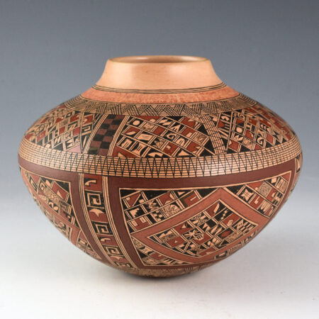 Huma, Rondina - Jar with Checkerboard and Shard Designs (2004)