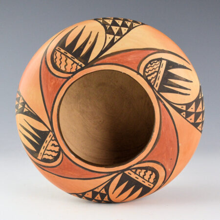 Alternative view of Huma, Rosetta - Bowl with Wings and Corn Designs (1960s)