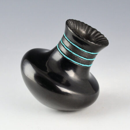 Alternative view of Sanchez, Russell  - Small Water Jar with Raindrop Rim