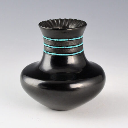 Sanchez, Russell  - Small Water Jar with Raindrop Rim