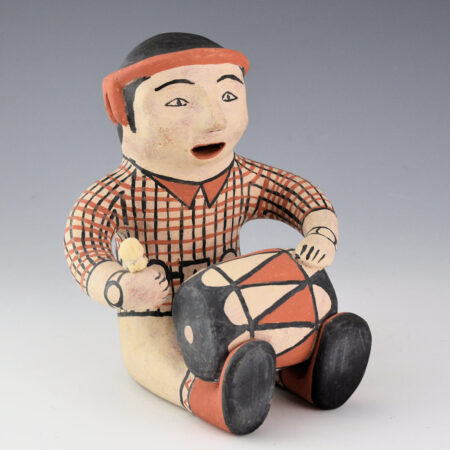 Ortiz, Seferina - Clay Drummer Storyteller Figure (1970s)