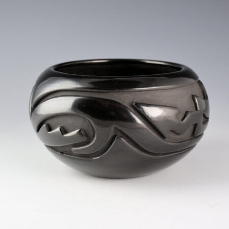 Alternative view of Chavarria, Stella - 6" Wide Bowl with Deep Carved Avanyu