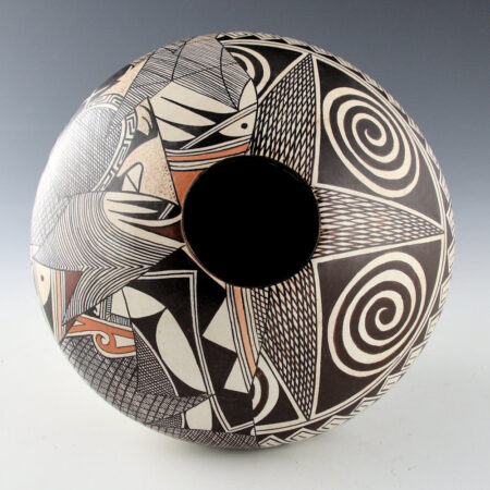 Alternative view of Naha, Sylvia - Bowl with Shard Designs and Awatovi Star Pattern (1980s)