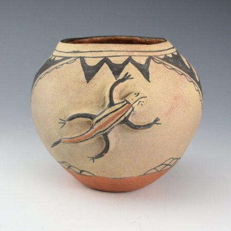 Romero, Teresita - Jar with Lizards and Plant Designs (1960s)