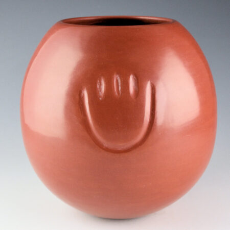 Alternative view of Garcia, Tina - Red Storage Jar with Three Bear Paws (1991)