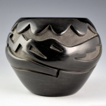 Martinez, Vickie - Bowl with Avanyu and Clouds