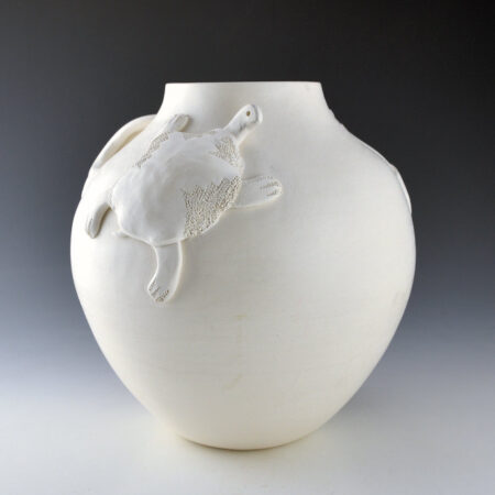 Alternative view of Garcia, Wilfred and Sandrea - Large Jar with Turtle, Rainbow, and Corn