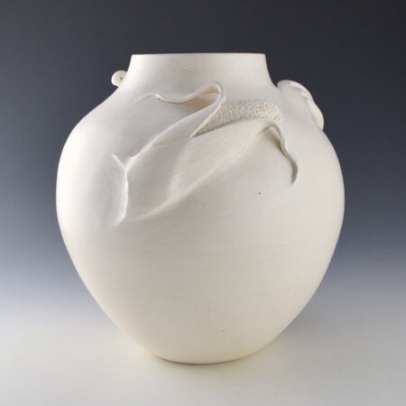 Garcia, Wilfred and Sandrea - Large Jar with Turtle, Rainbow, and Corn