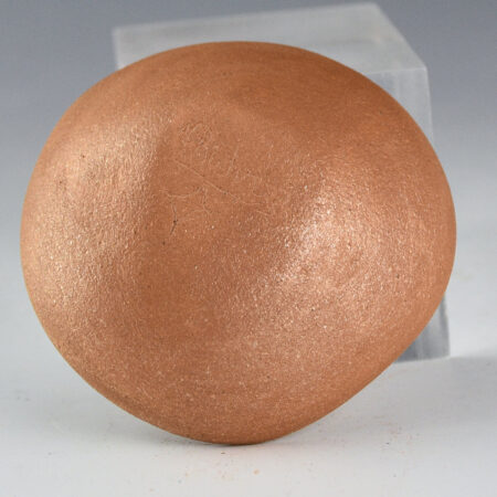 Alternative view of Riding In, Will -Micaceous Plate with Flower (2025)