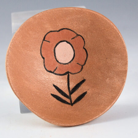 Riding In, Will -Micaceous Plate with Flower (2025)