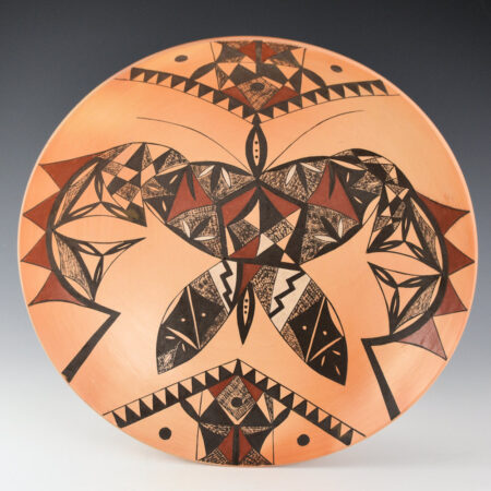 Lucas, Yvonne - 11" Wide Plate with Butterfly (1990s)