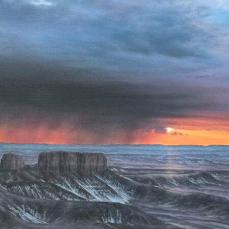 Alternative view of Esch, Mike - "Mill Canyon at Dusk", Oil on Linen (36" x 48")