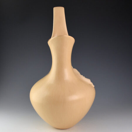 Alternative view of Qoyawayma, Al - 15" Wedding Vase with Flute Player (1987)