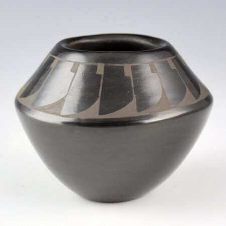 Alternative view of Baca, Annie -  Small Jar with 16 Feathers