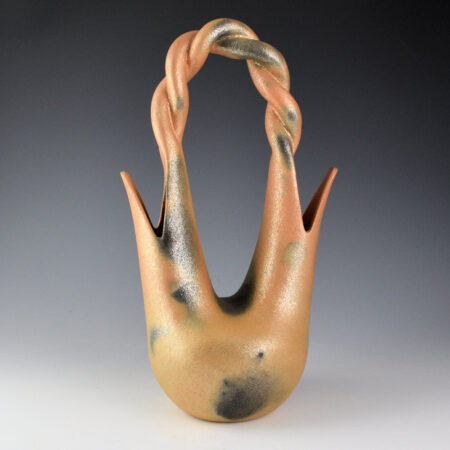 Alternative view of Yazzie, Angie - 13" Tall Micaceous Wedding Vase (1998)