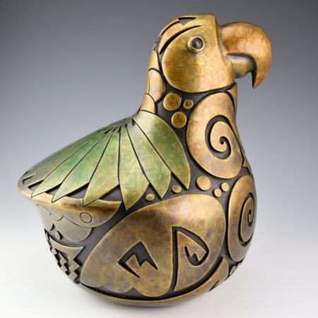 Alternative view of Borts-Medlock, Autumn  - Green Feather "Chaco Parrot", Bronze,14/35