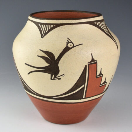 Medina, Benina - Jar with Zia Hummingbirds (1980s)
