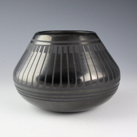 Alternative view of Blue Corn - Jar with 54 Feathers (1970s)