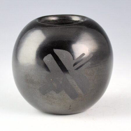 Gonzales, Cavan  - Black Bowl with Raincloud Design (1982)