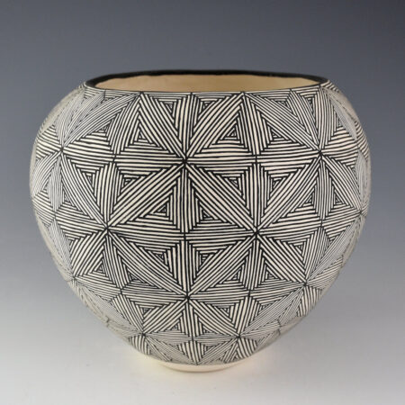Malie, Dean & Rita - Bowl with Fine Line Star Pattern (1990s)