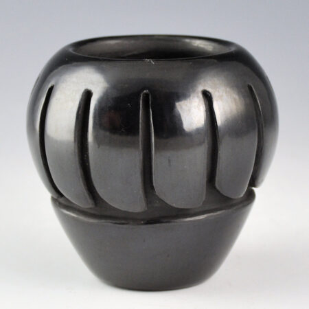 Chavarria, Denise - Jar with Carved Feathers