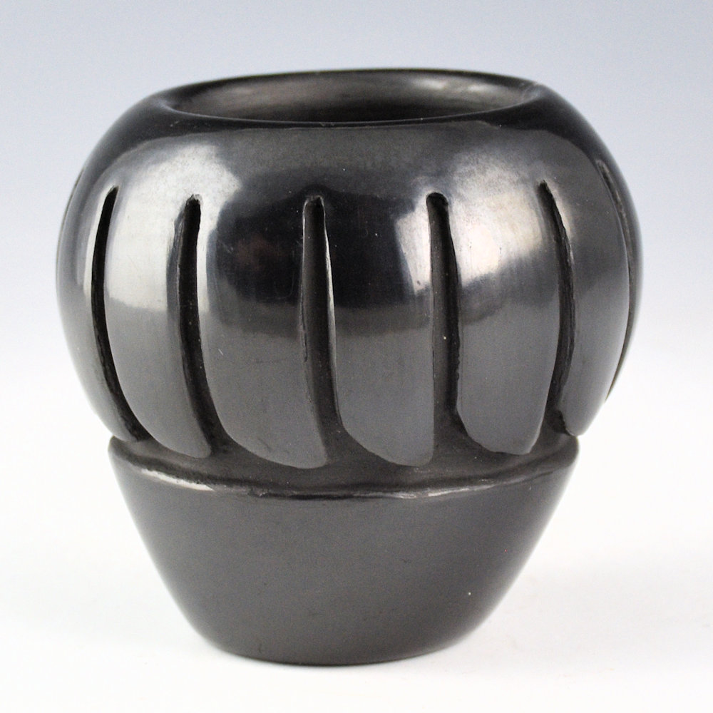 Chavarria, Denise - Jar with Carved Feathers - Image 3