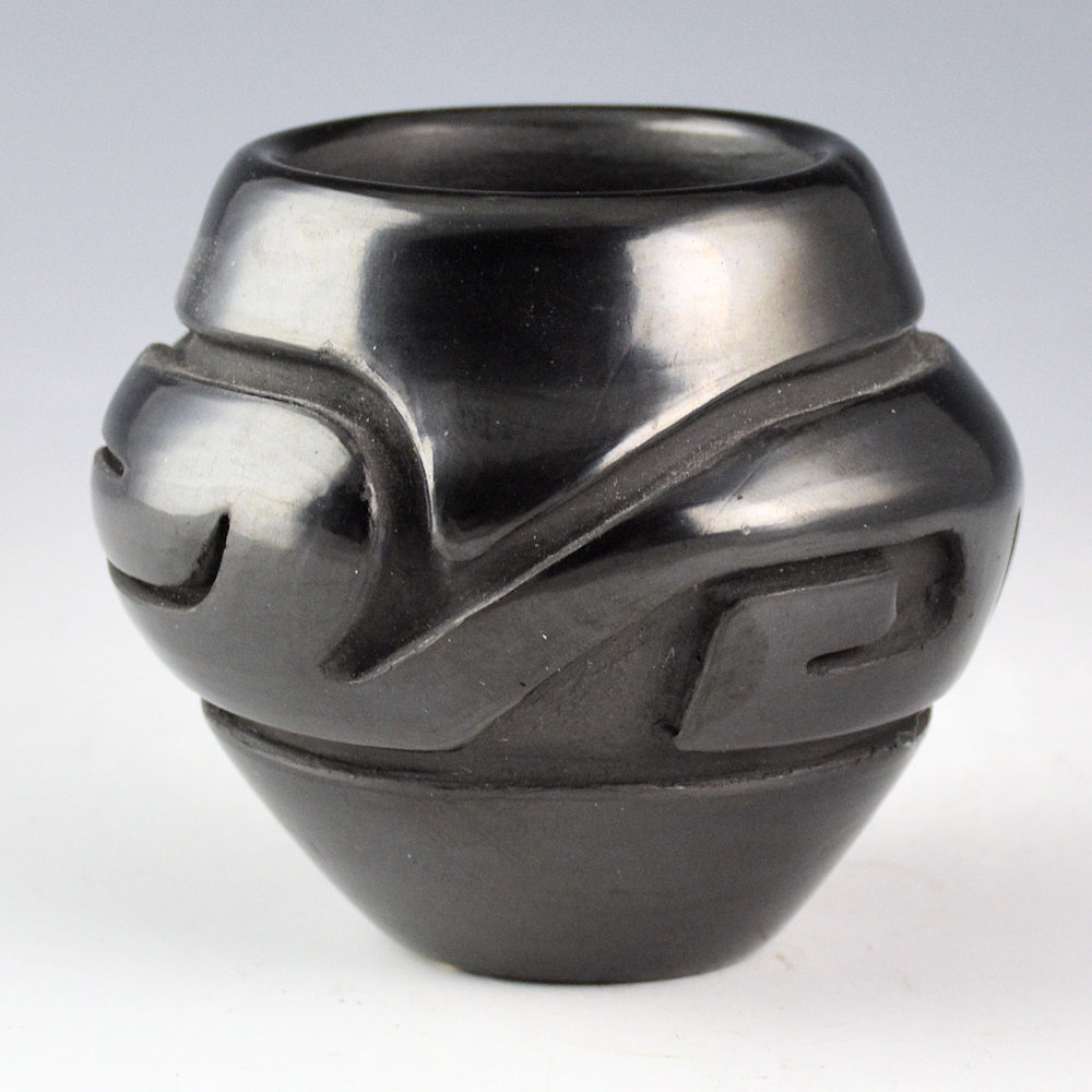 Chavarria, Denise - Jar with Carved Cloud and Rain Designs - Image 3