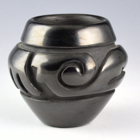 Chavarria, Denise - Jar with Carved Cloud and Rain Designs