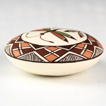 Alternative view of Lewis-Garcia, Diane - Polychrome Seedpot with Dragonfly