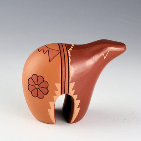 Alternative view of Curran, Dolores - Clay Bear with Sun and Flower Designs