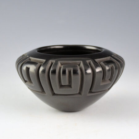 Alternative view of Garcia, Effie - Bowl with Deep Walking Bear Paw Design