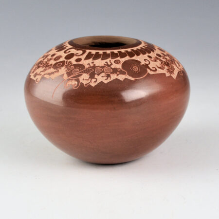 Naranjo, Forrest & Karen - Bowl with Lizards and Katsina Figures