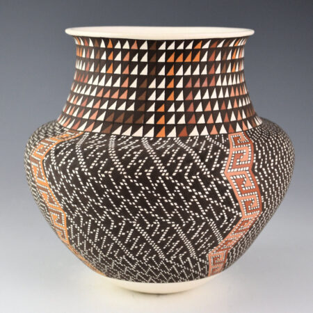 Antonio, Frederica - "Reverse Direction" Five Color Water Jar