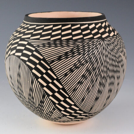 Alternative view of Patricio, Georgia - "Sunrise and Rainbows" Fineline Water Jar