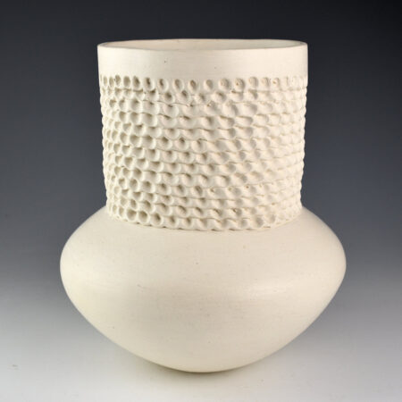 Shutiva-Hista, Jackie - Tall Water Jar with Corrugated Neck