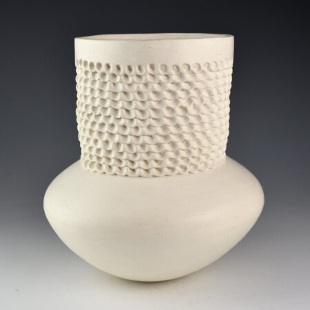 Alternative view of Shutiva-Hista, Jackie - Tall Water Jar with Corrugated Neck