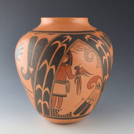 Alternative view of Sahme, Jean - Jar with Awatovi Mural Designs and Corn Designs (2000)