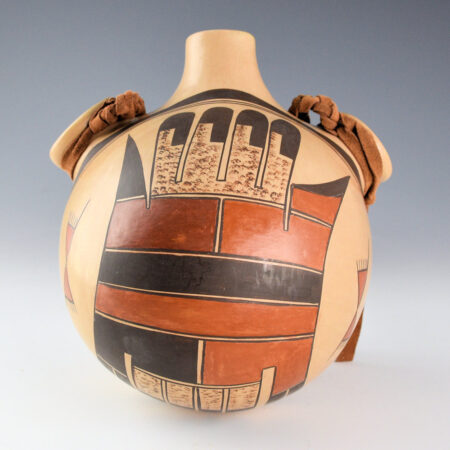 Sahme, Jean - Canteen with Double Bird Tail Design (1990s)