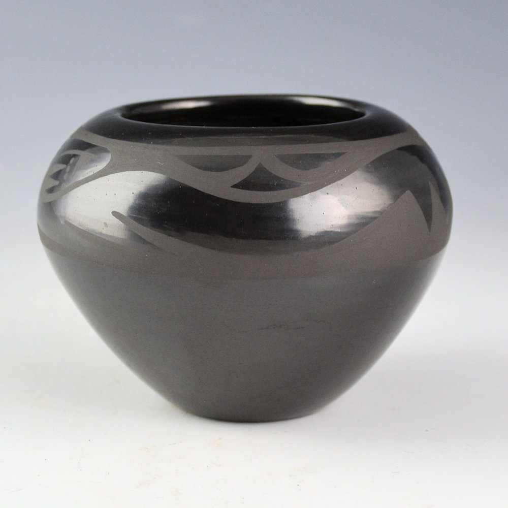 Gutierrez, Kathy - Black Bowl with Avanyu - Image 3