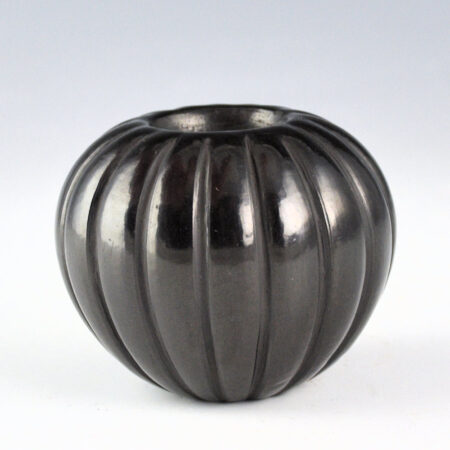 Alternative view of Baca, Leona - Black 16 Rib Melon Bowl